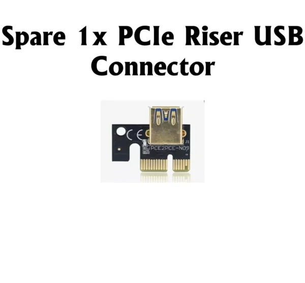 New Replacement Spare GPU 16/8/4/1x to 1x USB PCI Express Riser Connector