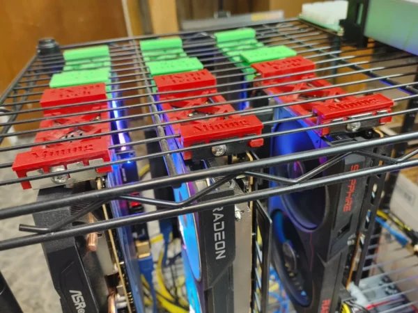 GPU Wire Shelf Rack Mining Hangers